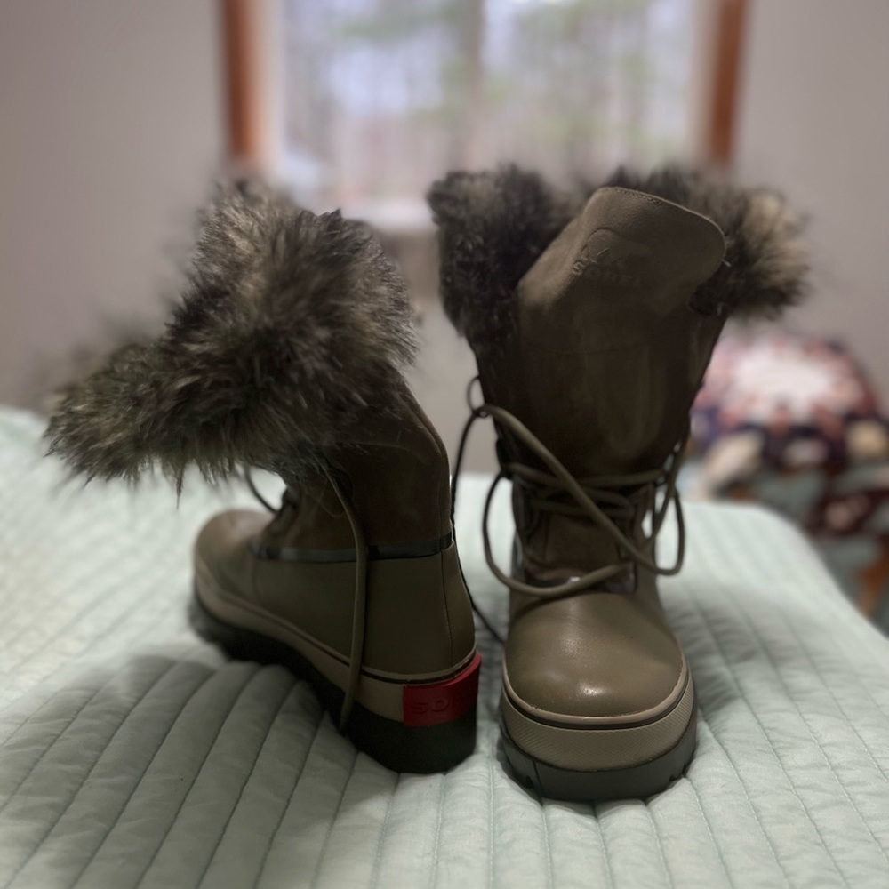 SOREL Joan of Arctic Next Faux Fur Waterproof Snow Boot (Women) 9